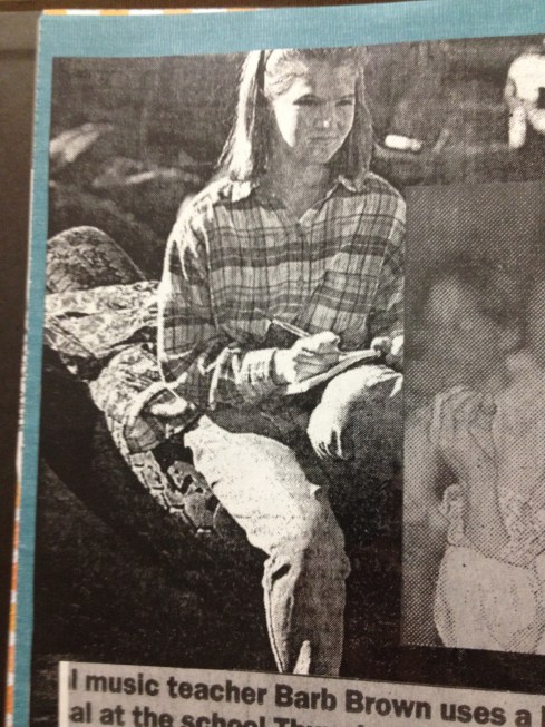 14-year-old me on the English enrichment "Mystery Writing Tour."