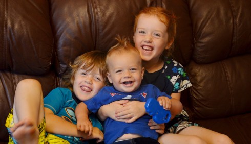 Joanna's three children